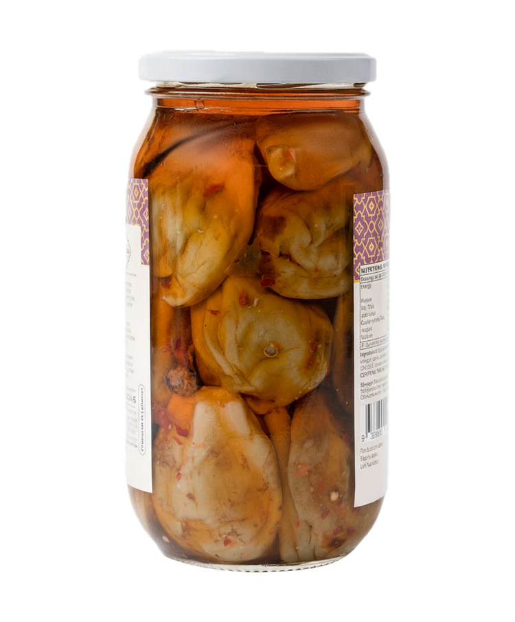 Mezzabibi Pickled Stuffed Eggplant