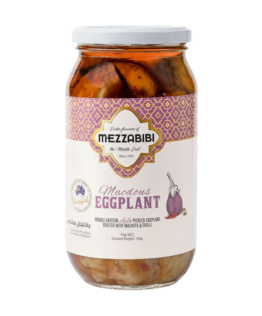 Mezzabibi Pickled Stuffed Eggplant