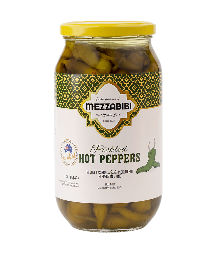 Mezzabibi Pickled Hot Peppers