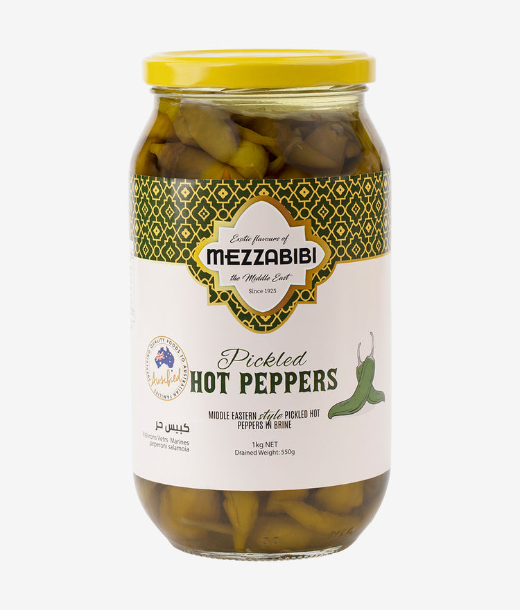 Mezzabibi Pickled Hot Peppers