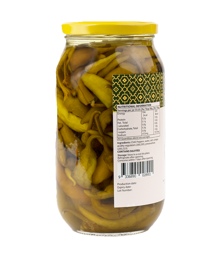 Mezzabibi Pickled Hot Peppers